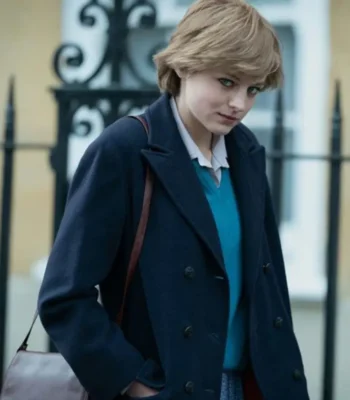 The Crown Lady Diana Spencer Wool Coat