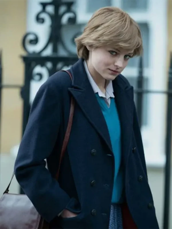 The Crown Lady Diana Spencer Wool Coat