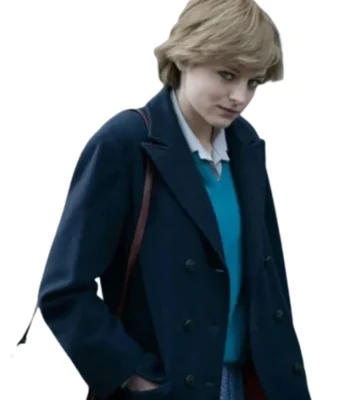 The Crown Lady Diana Spencer Wool Coat