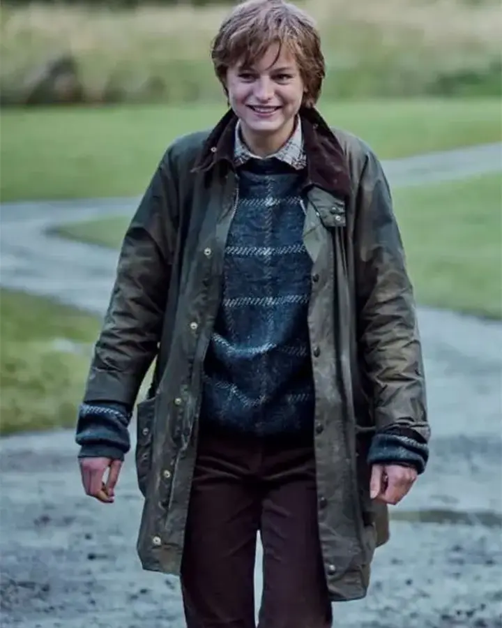 The Crown Princess Diana Cotton Jacket The Crown Princess Diana Cotton Jacket