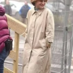 The Crown S04 Emma Corrin Cotton Trench Coat