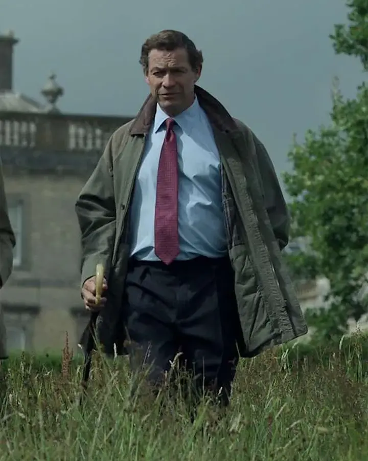 The Crown S05 Prince Charles Green Cotton Jacket The Crown S05 Prince Charles Green Cotton Jacket