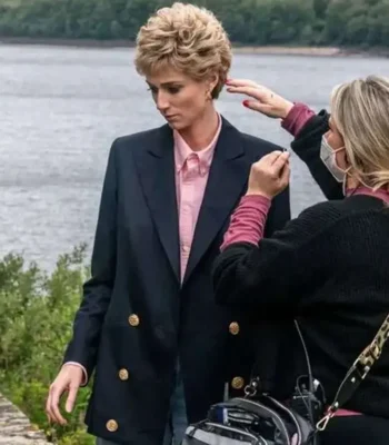 The Crown S05 Princess Diana Black Blazer