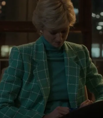 The Crown S05 Princess Diana Green Blazer