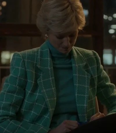 The Crown S05 Princess Diana Green Blazer