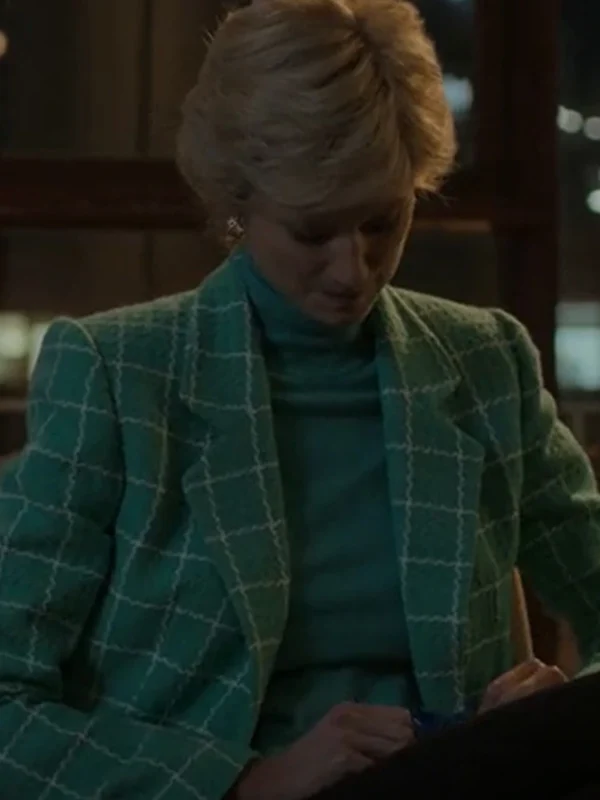 The Crown S05 Princess Diana Green Blazer