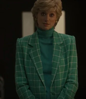 The Crown S05 Princess Diana Green Blazer