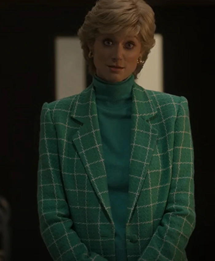 The Crown S05 Princess Diana Green Blazer The Crown S05 Princess Diana Green Blazer
