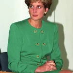 The Crown S05 Princess Diana Green jacket