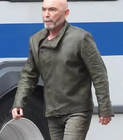 The Dark Tower Sayre Green Leather Jacket