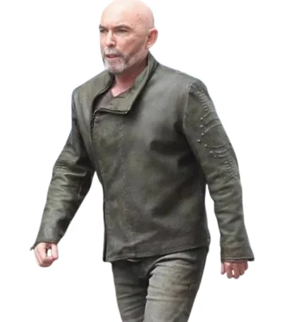 The Dark Tower Sayre Green Leather Jacket