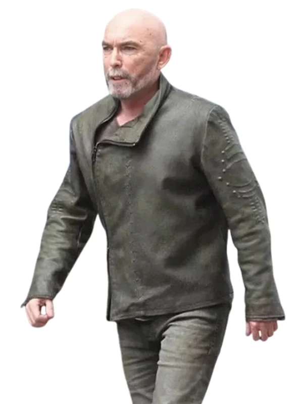 The Dark Tower Sayre Green Leather Jacket