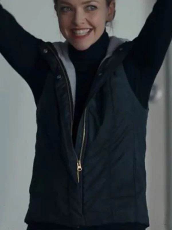 The Dropout S01 Amanda Seyfried Grey Vest