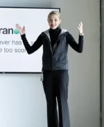 The Dropout S01 Amanda Seyfried Grey Vest