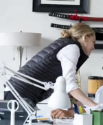The Dropout S01 Elizabeth Holmes Black Wool Vest