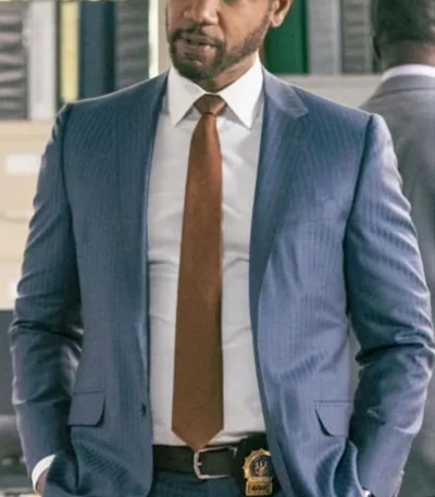 The Equalizer 2021 Marcus Dante Blue Blazer