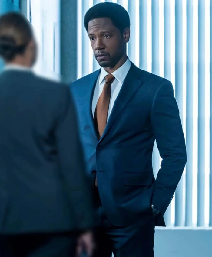 The Equalizer 2021 Marcus Dante Blue Blazer The Equalizer 2021 Marcus Dante Blue Blazer