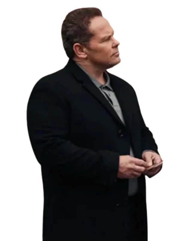 The Equalizer Kevin Chapman Black Wool Trench Coat