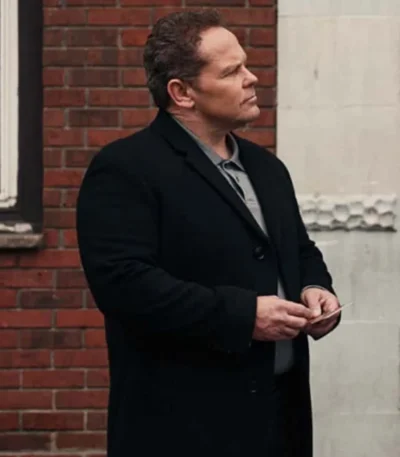 The Equalizer Kevin Chapman Black Wool Trench Coat