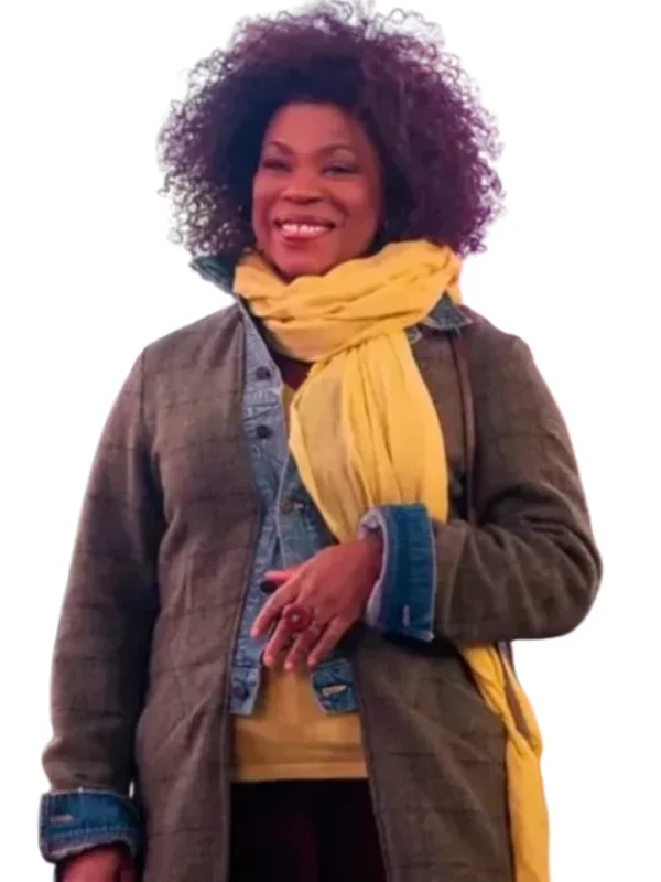 The Equalizer Lorraine Toussaint Wool and Denim Coat