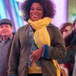 The Equalizer Lorraine Toussaint Wool and Denim Coat