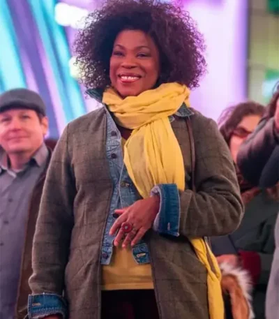 The Equalizer Lorraine Toussaint Wool and Denim Coat