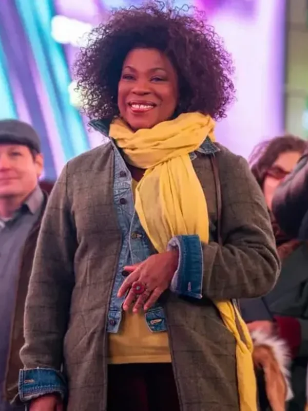 The Equalizer Lorraine Toussaint Wool and Denim Coat