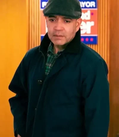 The Equalizer Luis Antonio Ramos Green Cotton Jacket