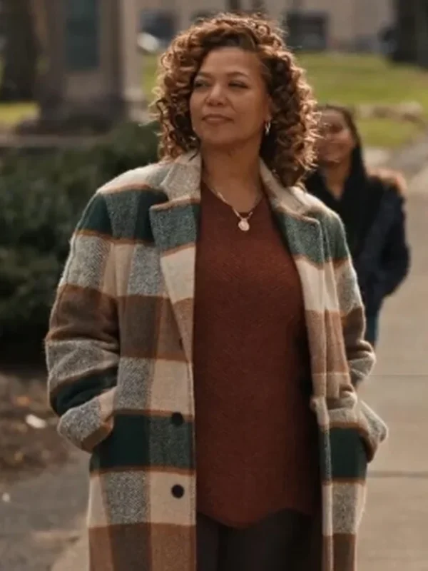 The Equalizer Queen Latifah 2021 Plaid Coat