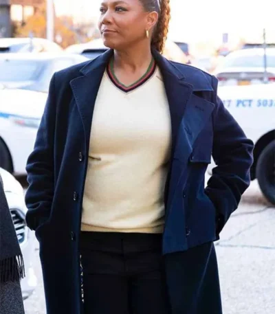 The Equalizer Queen Latifah Black Wool Coat