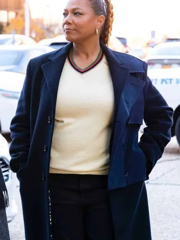 The Equalizer Queen Latifah Black Wool Coat
