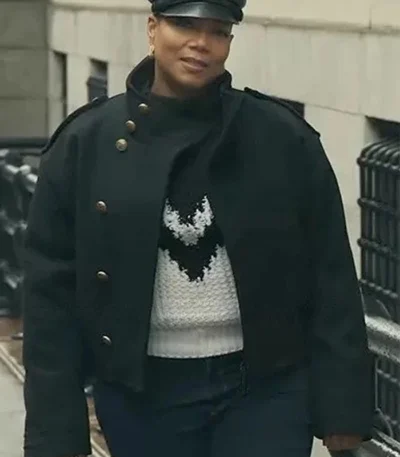 The Equalizer Queen Latifah Button Up Jacket
