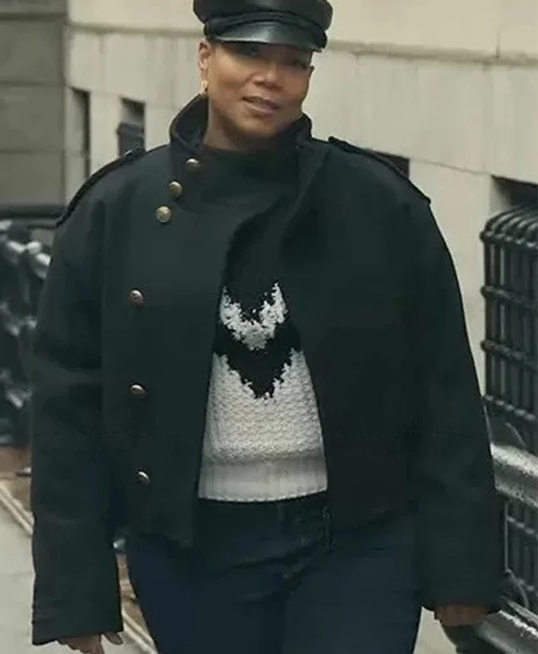 The Equalizer Queen Latifah Button Up Jacket