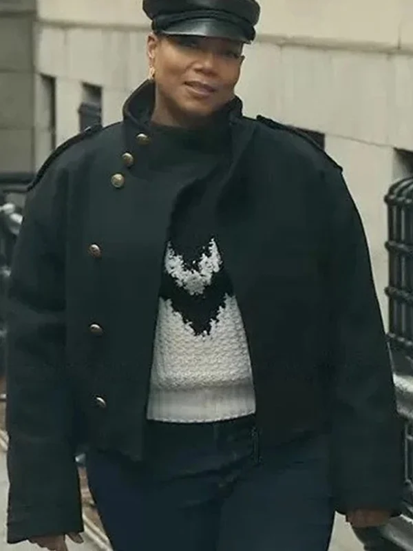 The Equalizer Queen Latifah Button Up Jacket
