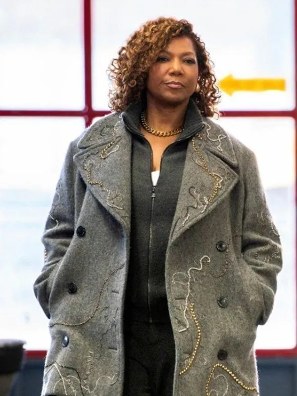 The Equalizer Queen Latifah Grey Blazer Coat The Equalizer Queen Latifah Grey Blazer Coat