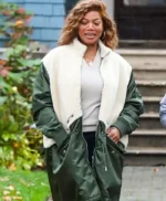 The Equalizer Queen Latifah Shearling Coat