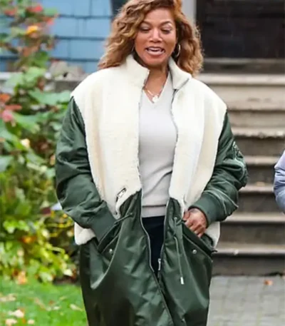 The Equalizer Queen Latifah Shearling Coat
