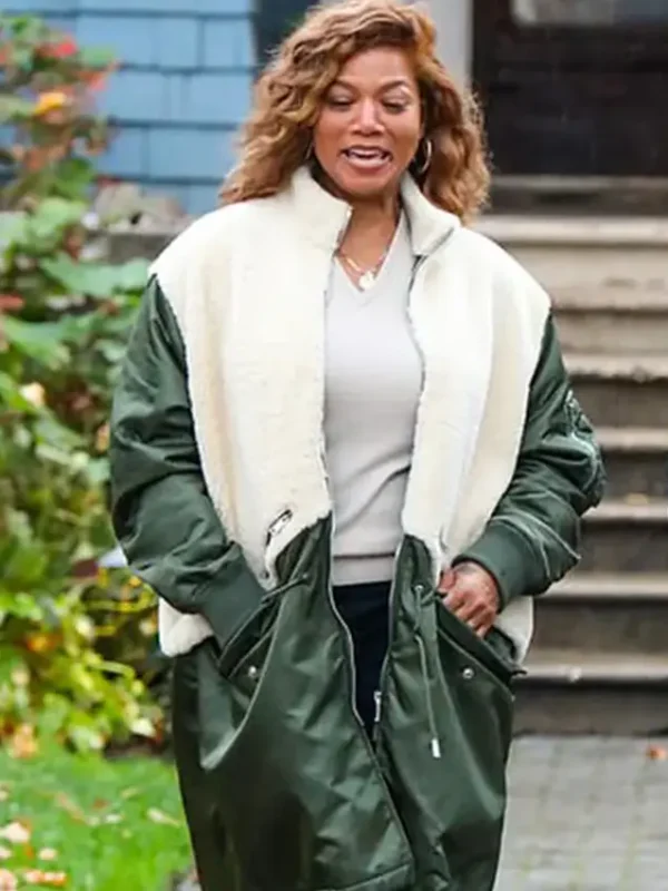 The Equalizer Queen Latifah Shearling Coat