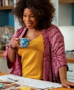 The Equalizer S01 EP01 Lorraine Toussaint Long Pink Coat