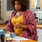 The Equalizer S01 EP01 Lorraine Toussaint Long Pink Coat