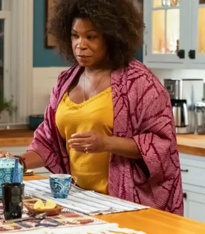The Equalizer S01 EP01 Lorraine Toussaint Long Pink Coat