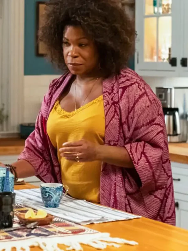 The Equalizer S01 EP01 Lorraine Toussaint Long Pink Coat