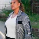 The Equalizer S02 Robyn McCall Grey Utility Jacket