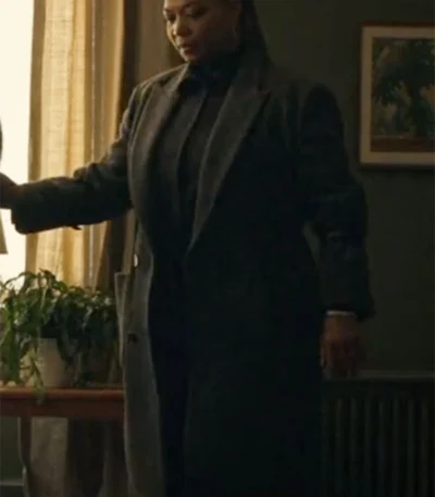 The Equalizer S02 Robyn Mccall Long Grey Wool Coat