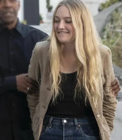 The Equalizer S03 Dakota Fanning Brown Jacket