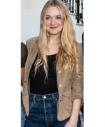 The Equalizer S03 Dakota Fanning Brown Jacket