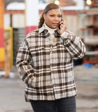 The Equalizer S03 Queen Latifah Check Jacket