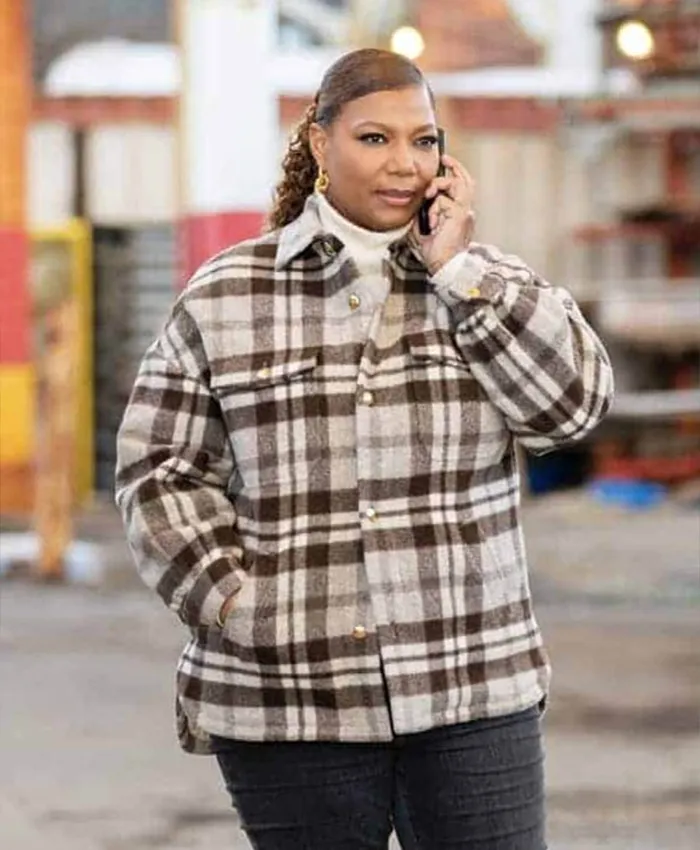The Equalizer S03 Queen Latifah Check Jacket The Equalizer S03 Queen Latifah Check Jacket