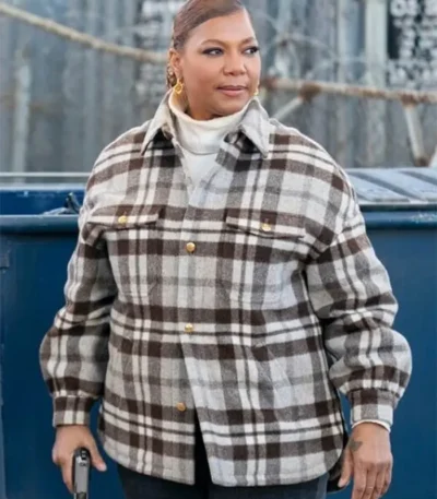 The Equalizer S03 Queen Latifah Check Jacket