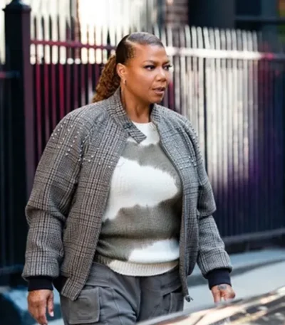 The Equalizer S03 Queen Latifah Checked Jacket